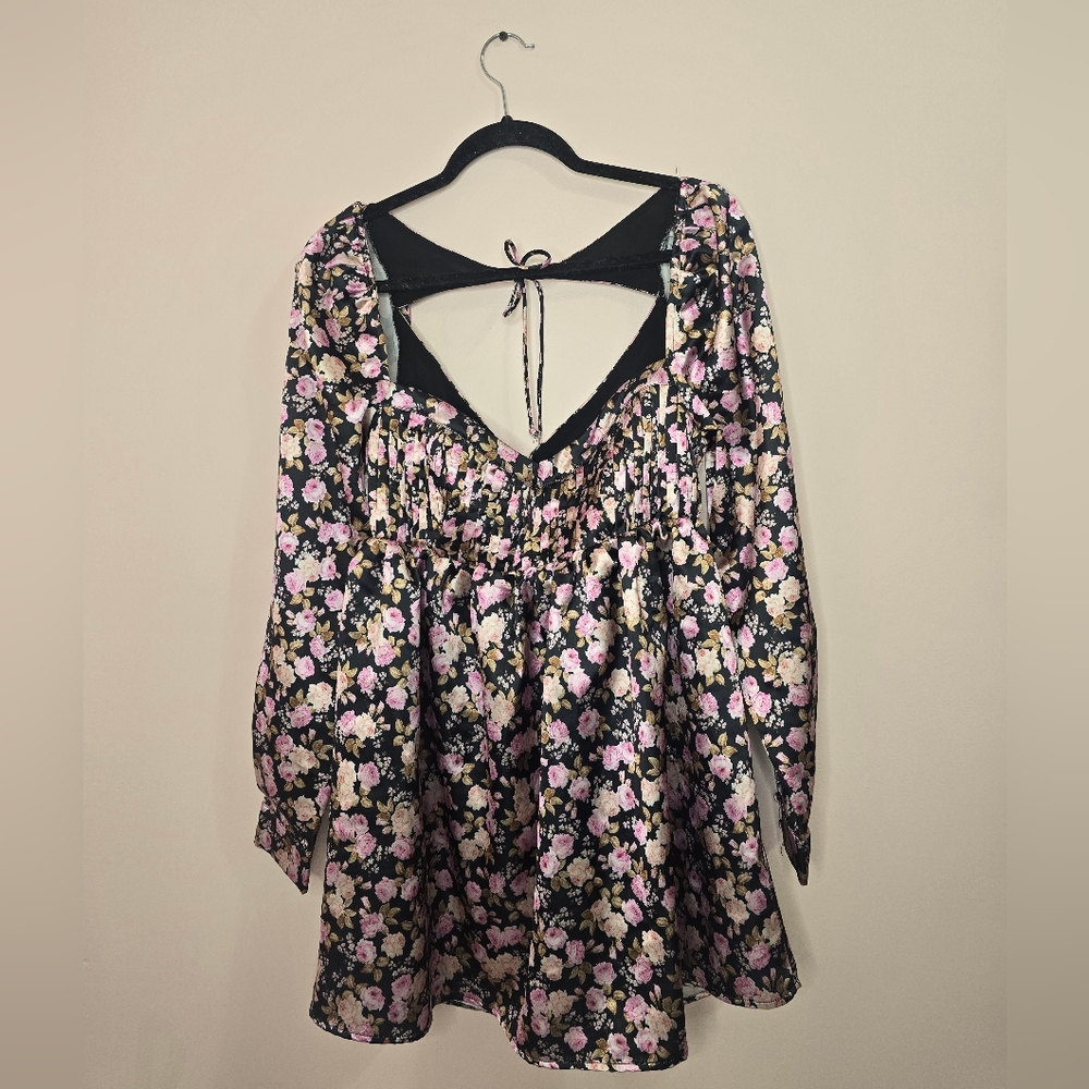 For Love & Lemons Kate Mini  Floral Dress